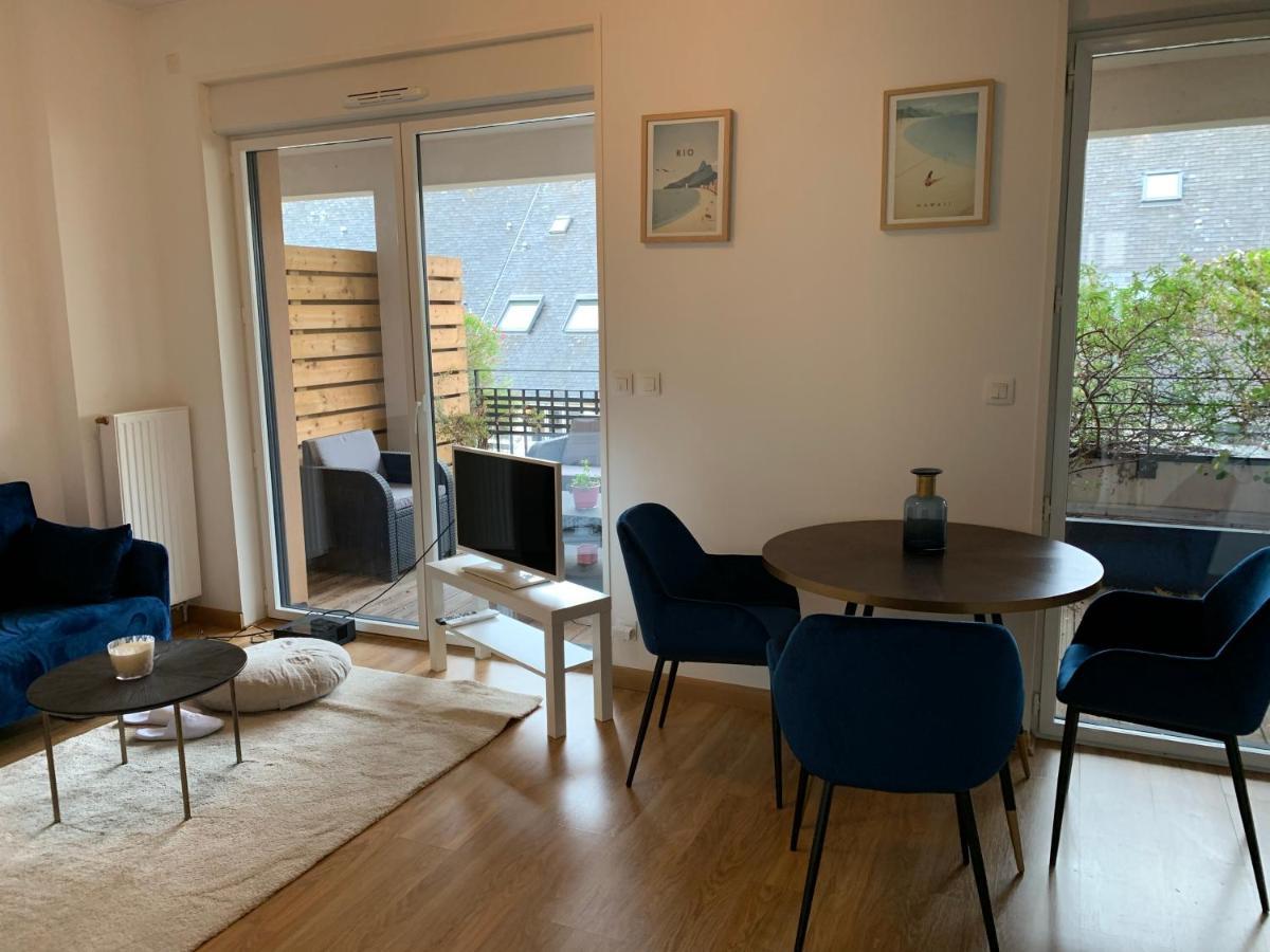 Appartement Centre Ville Avec Terrasse Et Parking Securise Rennes Eksteriør billede